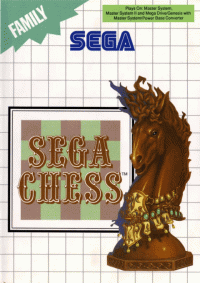 Sega Chess PAL Sega Master System  box art